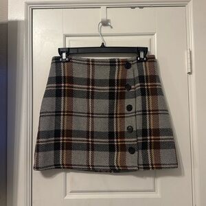 Gianni Bini Plaid Skirt Size XL